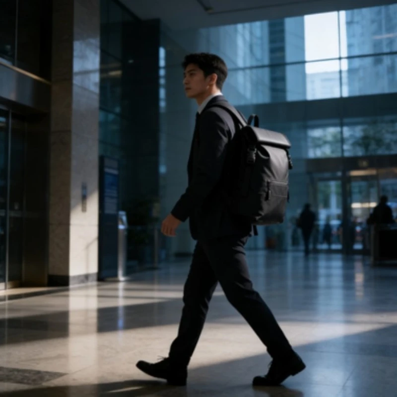 

Элитный мужской деловой рюкзак, вместительный дорожный рюкзак, сумка для ноутбука с откидным верхом для деловых поездок и ежедневных поездок на работу