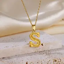 Women’s Alphabet Initial Necklace #4