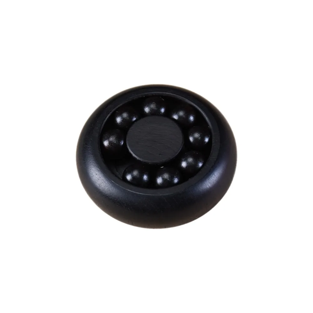 Solid Wood Wooden Fortune Bead Round Small Decorative Model Stress Relief Fidget Toy Smooth Surface 8 Spinning Beads
