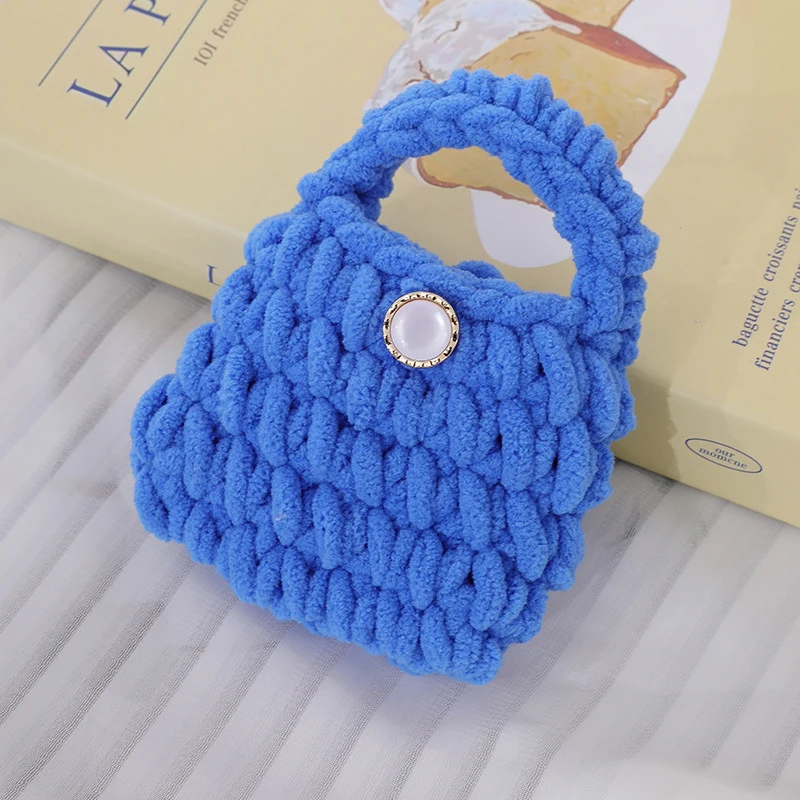 Cartoon Cute Knitting Bag Bluetooth Earphone Protection Case Kawaii Portable Mini Storage Bag Creative Cute Earphone Bag