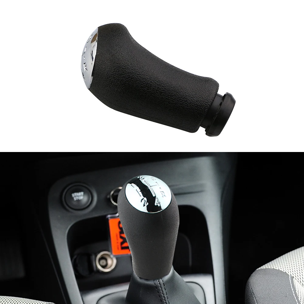 Perilla de palanca de cambios de coche para Renault Clio III 2005-2009 Kangoo 2009 Scenic II 2003 2004-2006 accesorio de transmisión Manual de 5 velocidades