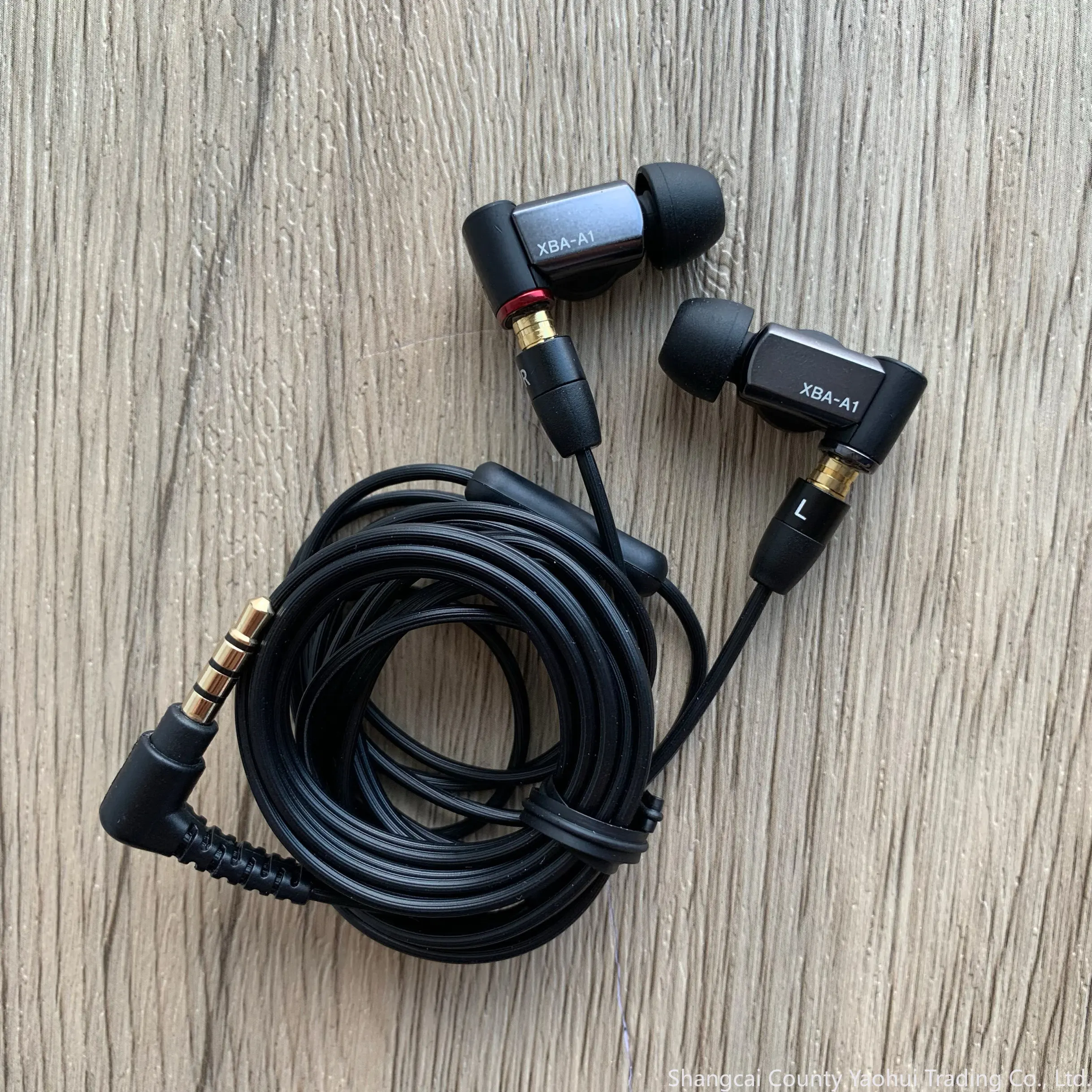 For Sony XBA-A1AP Hybrid In-ear Headphones Heavy Bass Sound for Pop & Vocals MMCX Detachable Cable with Mic & Remote