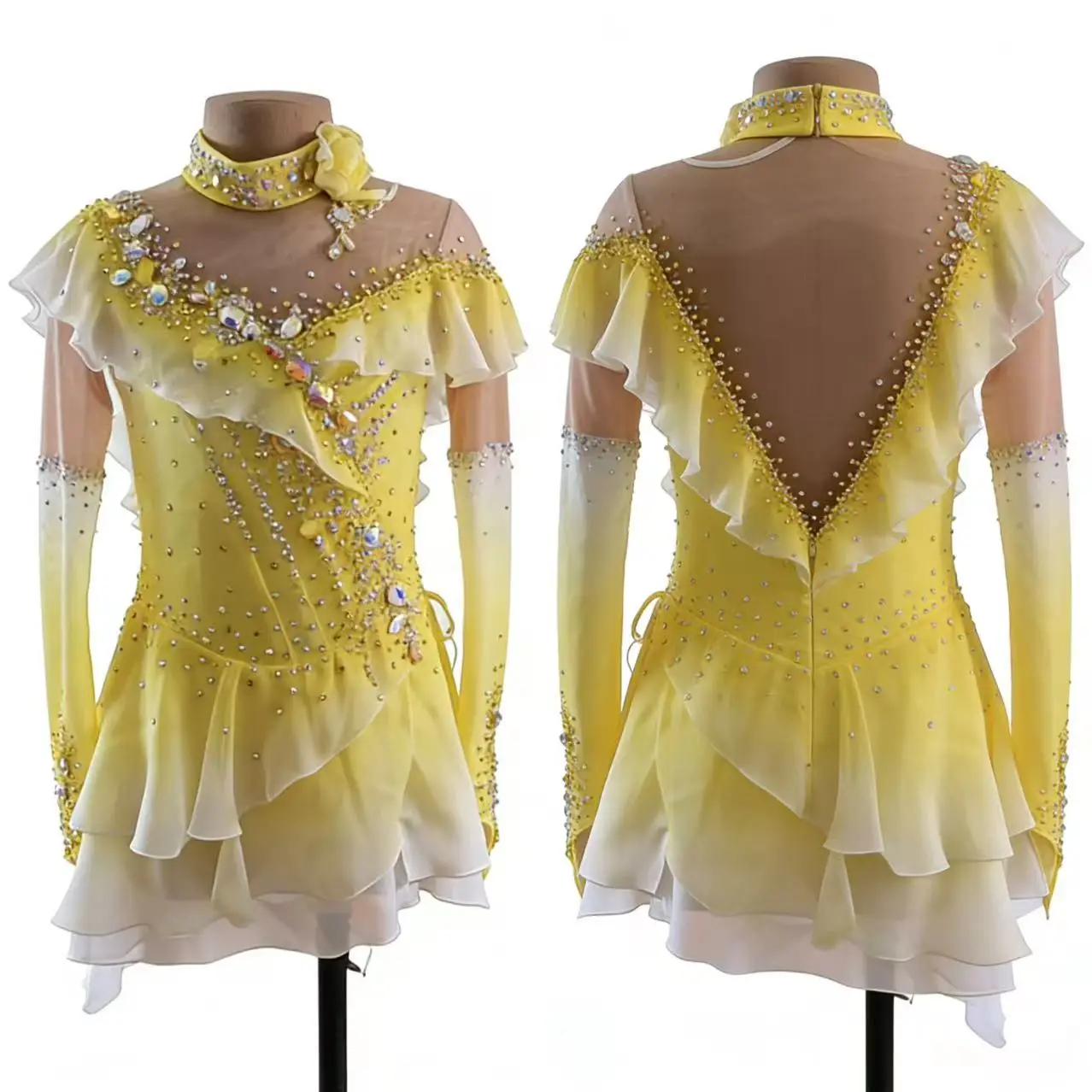 

New style figure skating performance outfit