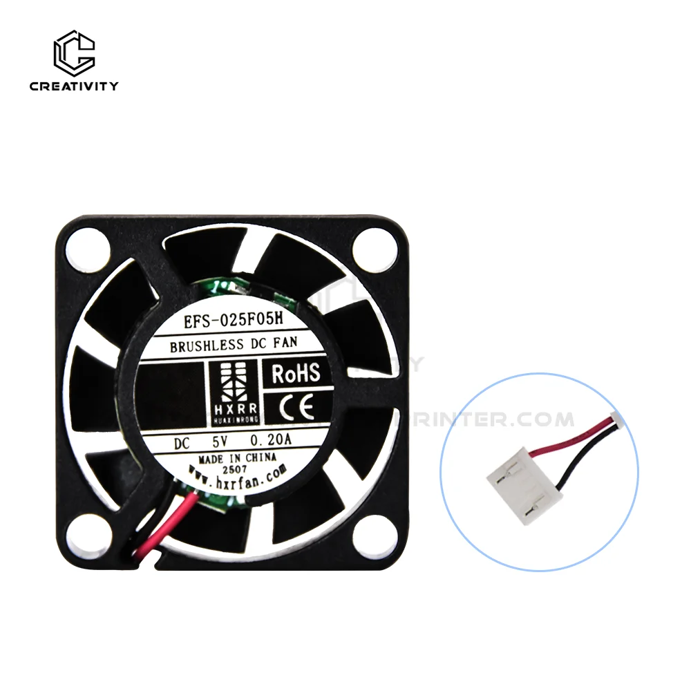 

For Creality K2 Plus Throat Cooling Fan 2507 K2 Plus Axial Flow Fan_3010_12K±10%_L85 Replacement 3d Printer Fans Accesoires
