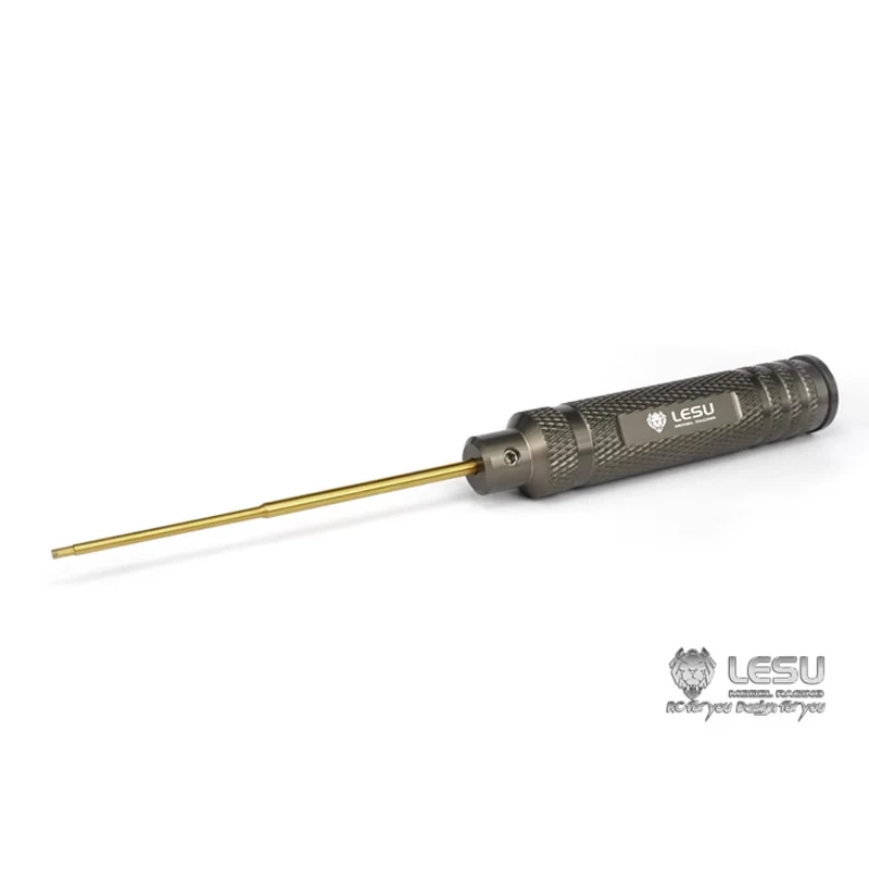LESU 1.5MM Hexagonal Screwdriver Handle Removable Metal Tool Universal RC for Tamiya Truck Excavator Loader Model