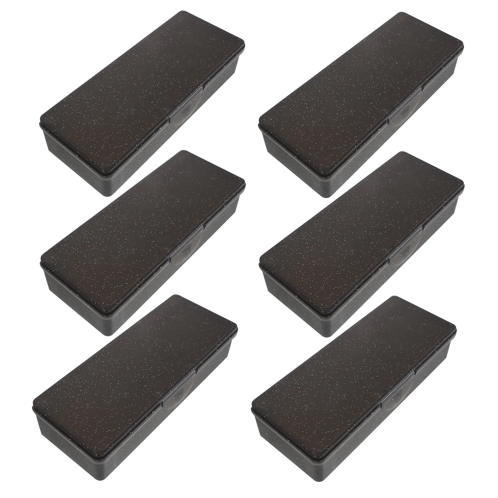 

6Pcs Makeup Storage Box Portable Plastic Organizer Multipurpose Storage Case for Travel Office Jewelry Makeup Tools