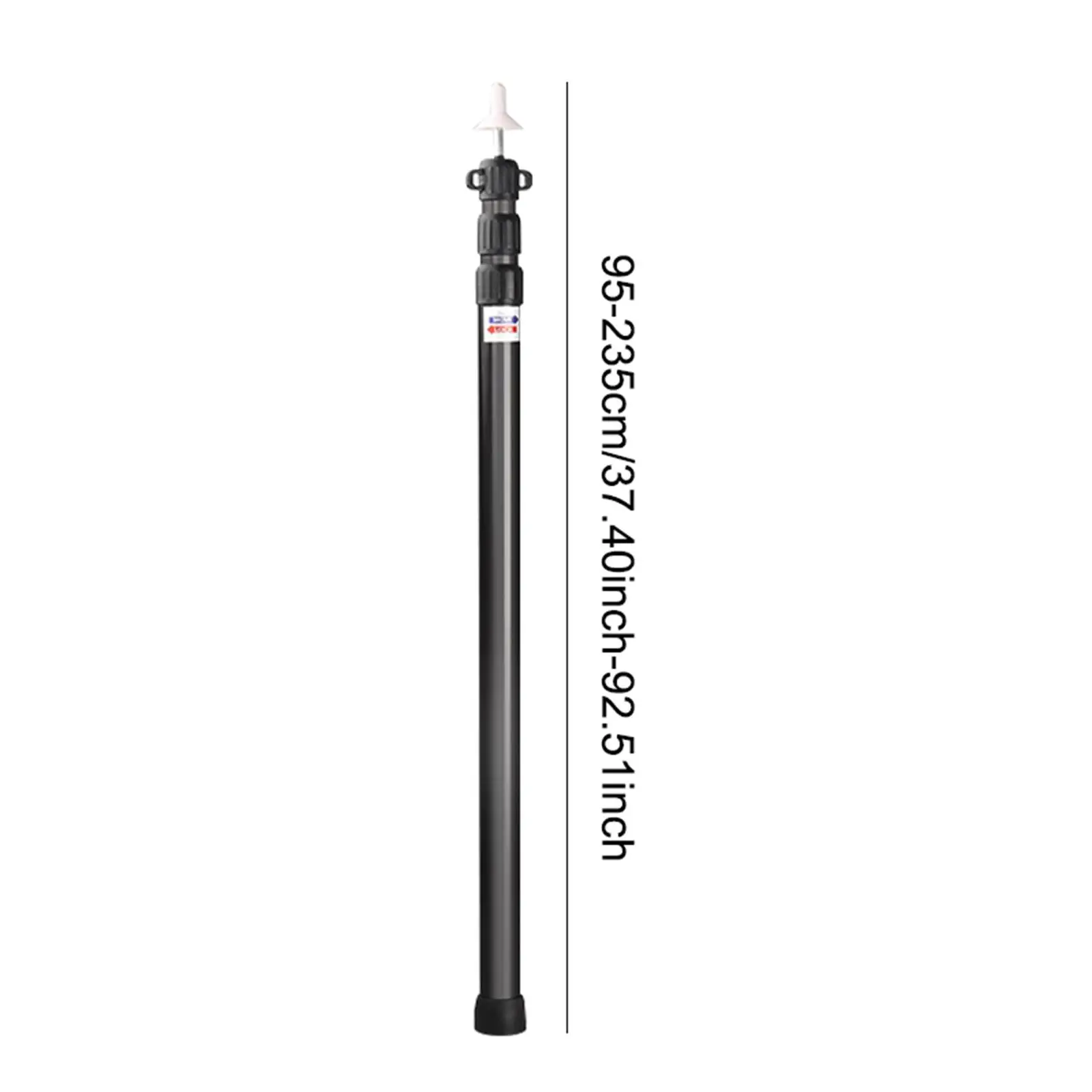 Tent Tarp Poles Tent Accessories Universal Multifunctional Awning Poles Telescoping for Awning Tarpaulin Canopy Porch Camping
