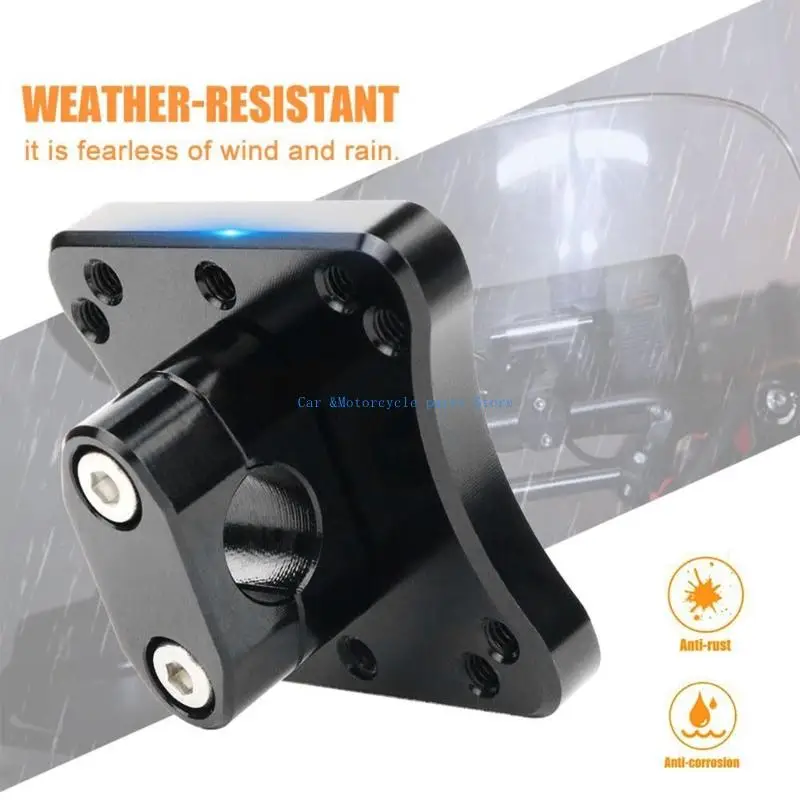 

Y9UC Easy Installation Motorcycle Navigation Bracket Universal Motorbike Frame for CRF1000L Aluminum Mount