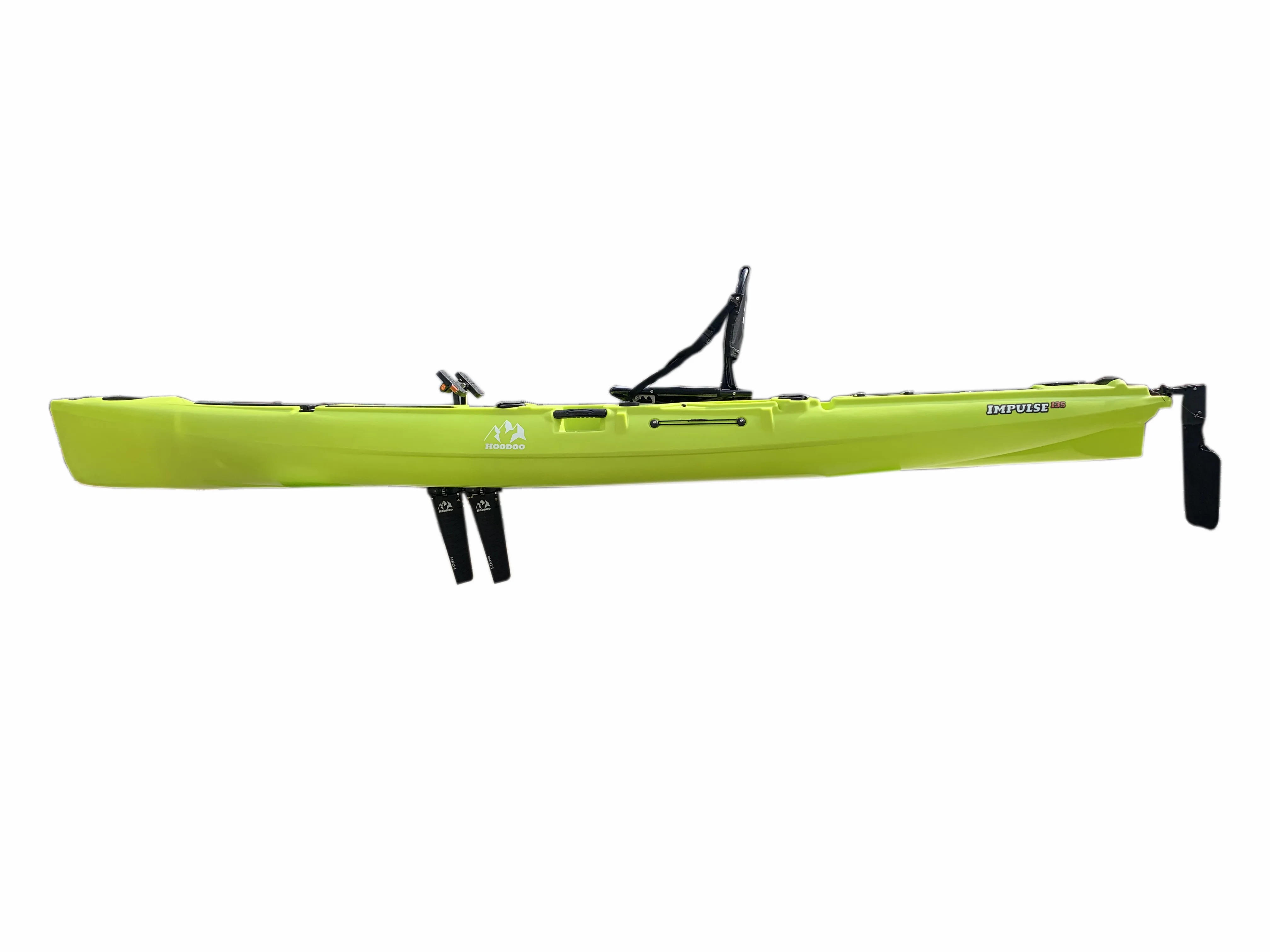 Zero Kayak nuevo 4,15 m una persona Kajak Pedal de pesca Kayak canoa/barco asiento de aluminio grandes escotillas