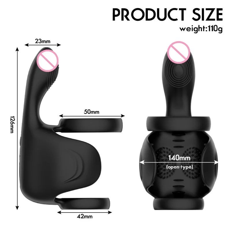 Men's Prostate Massage Lock Essence Sex Toys Intelligent Multi-Frequency Airplane Bottle Trainer Physiotherapy