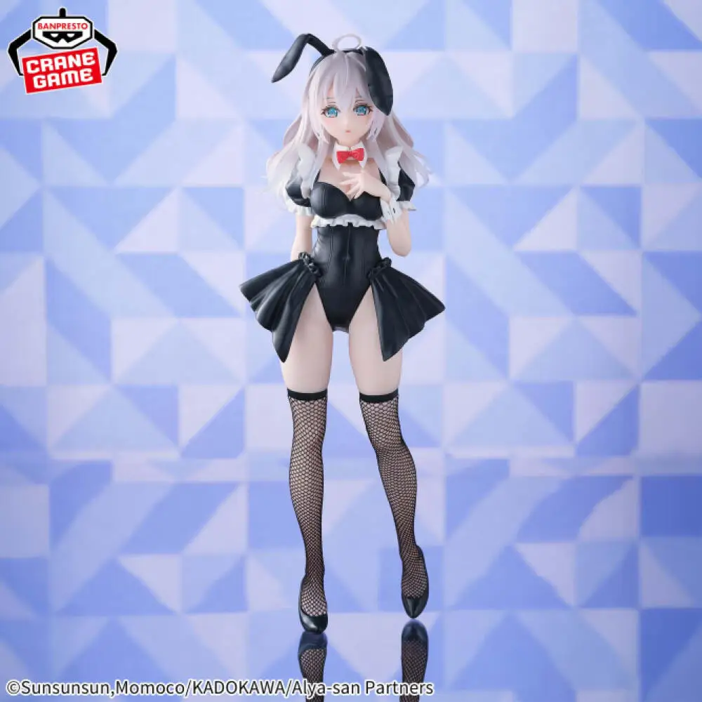 Hot Sale In Stock Banpresto Glitter Glamours Alya Sometimes Hides Her Feelings in Russian Bunny Ver Alya Figure Anime Model Gift
