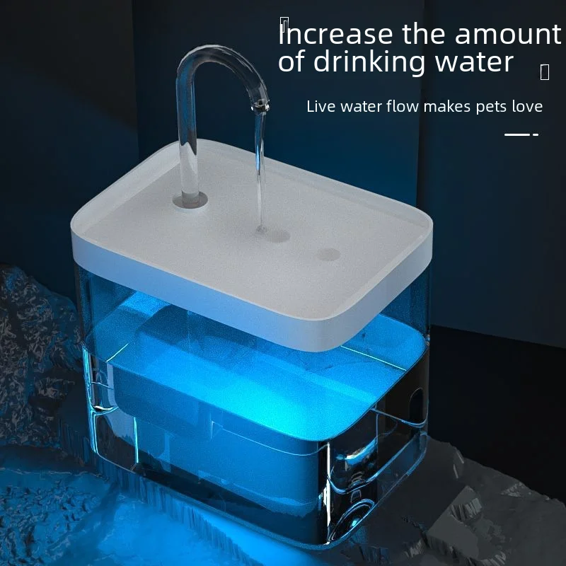 

Cat Water Fountain Automatic Circulation Flow Water Fountain Live Water Drinking Water Apparatus Dogs and Cats Basin Water Feedi