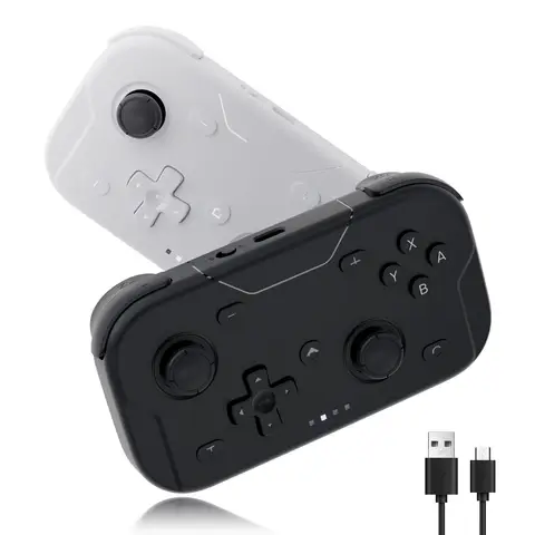 AceGamer contrôleur de poche sans fil pour Switch/Switch2/Android/iOS/PC/Steamdeck manette de jeu Bluetooth avec Joystick Gyroscope 6 axes