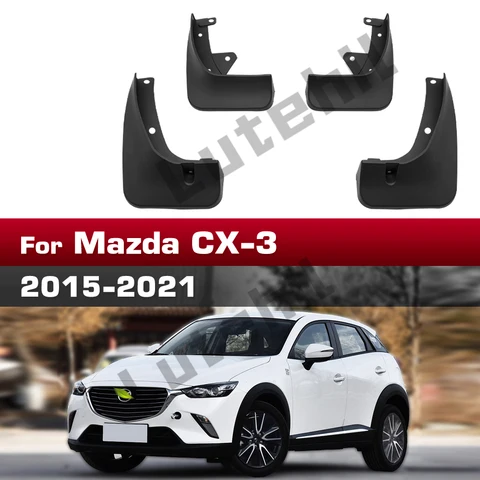 Для Mazda CX-3 2015-2021 2016 2017 2018 2019 2020 брызговики на крыло брызговики брызговики автомобильные аксессуары