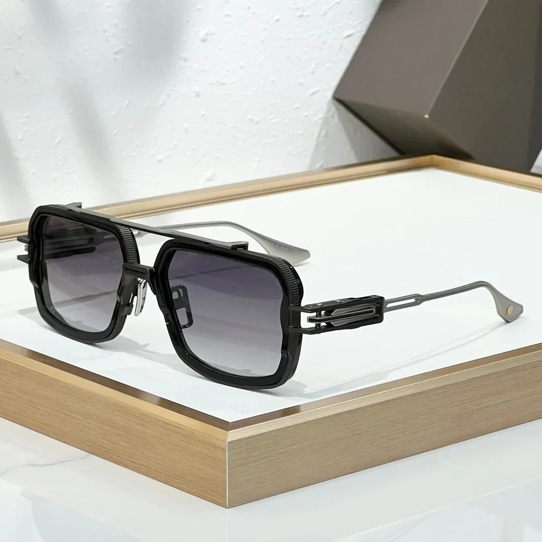DT HYPERLUX-1000 56-18 Top Quality Men's Sunglasses for Women Retro Trend Luxury Titanium UV400 Designer Sunglasses with Box