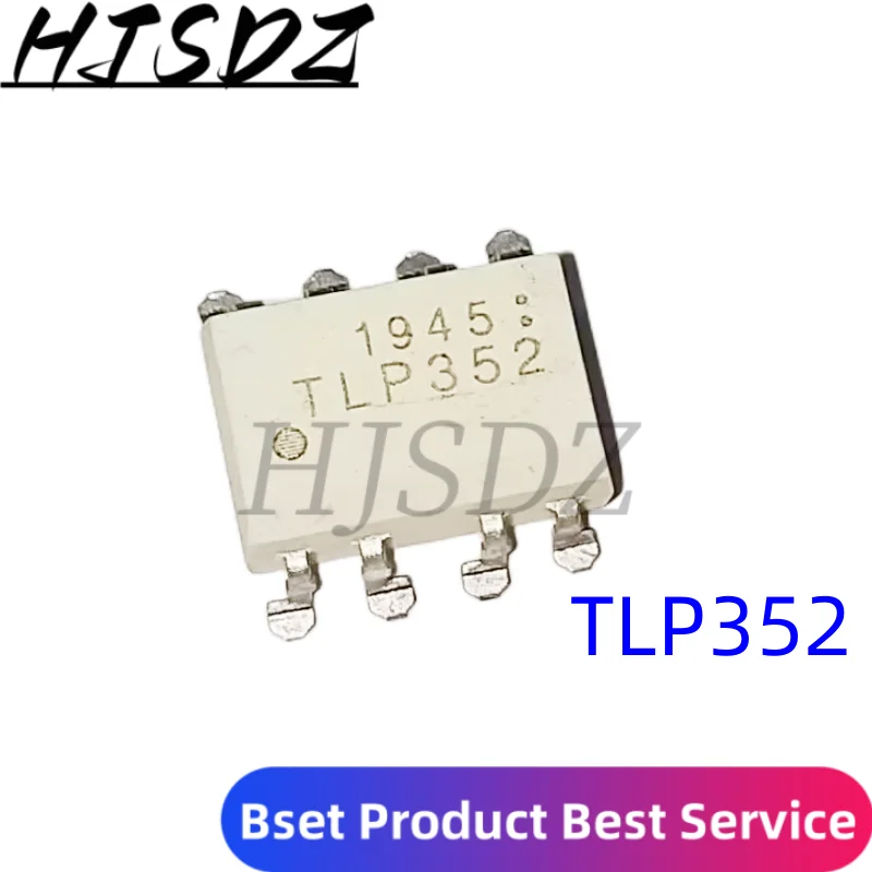 Optoacoplador SMD TLP352 de 10 piezas,Polo de salida, DC-IN, 1-CH, 8 pines, con Chip IC de controladores de puerta IGBT