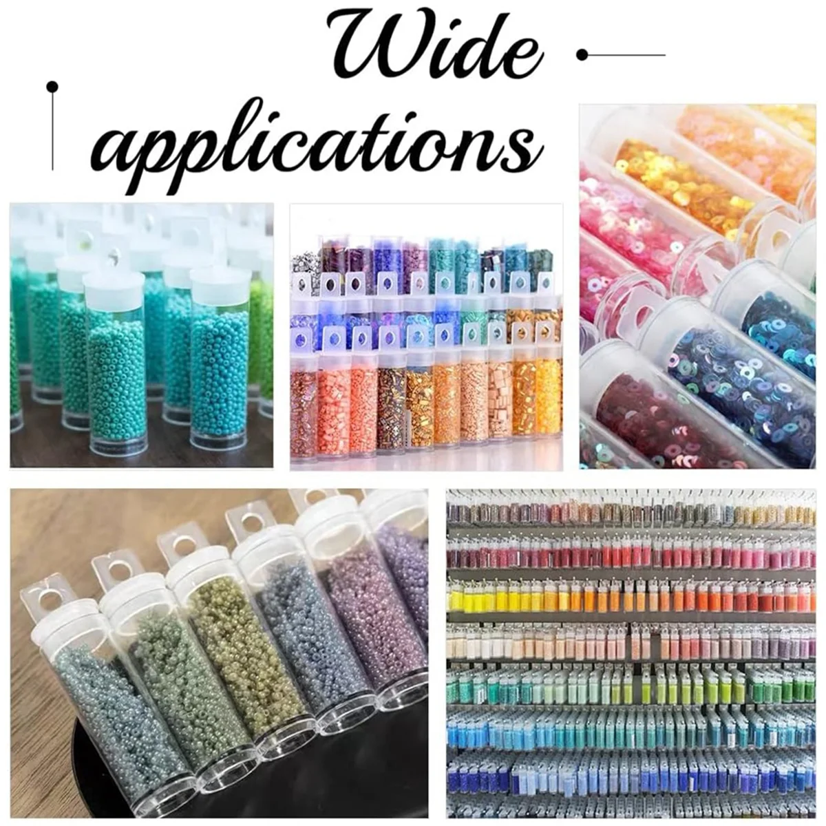 

CHCH 30 шт. прозрачные контейнеры для бусин, пластиковые трубки для хранения с крышками, органайзеры, набор контейнеров для бутылок для бусин, соли для ванны