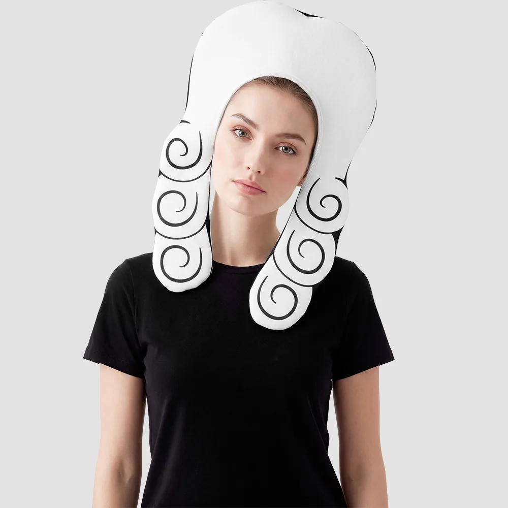 

Halloween Cartoon Spiral Wig Cosplay Headwear Funny Party Stage Performance Costume Props