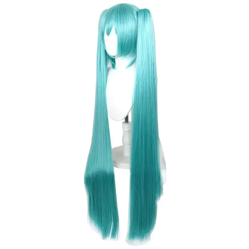 2025年-110cm-初音ミク-コスプレ-女の子-ボーカロイド-初音ミク風-コスプレ-シミュレーション-ダブルポニーテール-ロリータウィッグ-ハロウィン仮装-クリスマス