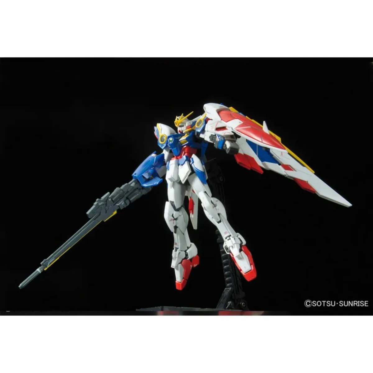 Original Bandai Original Gundam Figur Modell Kits RG Anime Figuren 20XXXG-01W Wing Gundam EW Action Modell Weihnachten Spielzeug Geschenk