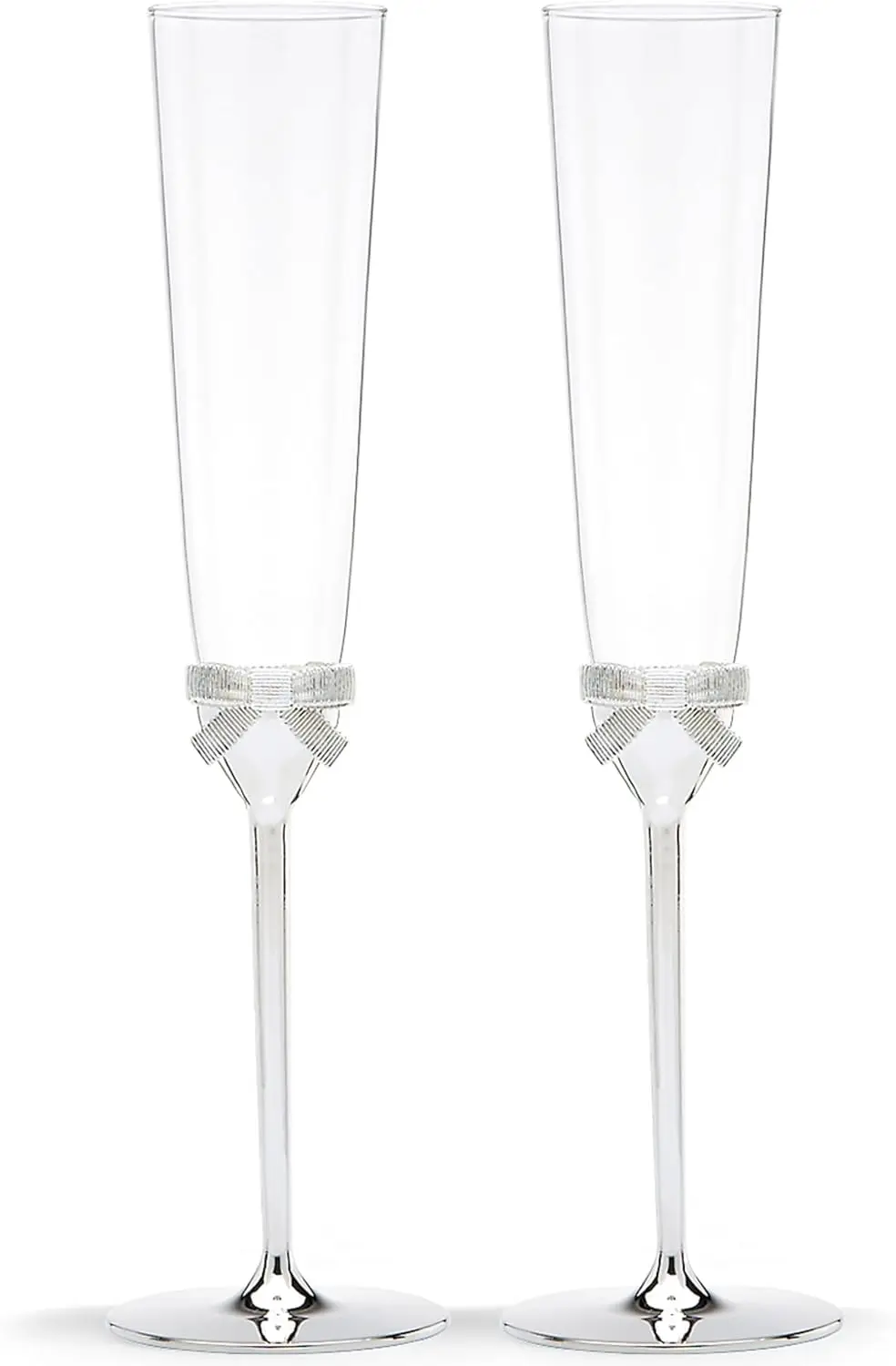 

Grace Avenue 2-Piece Champagne Flute Set, 2 Count (Pack of 1), Metallic