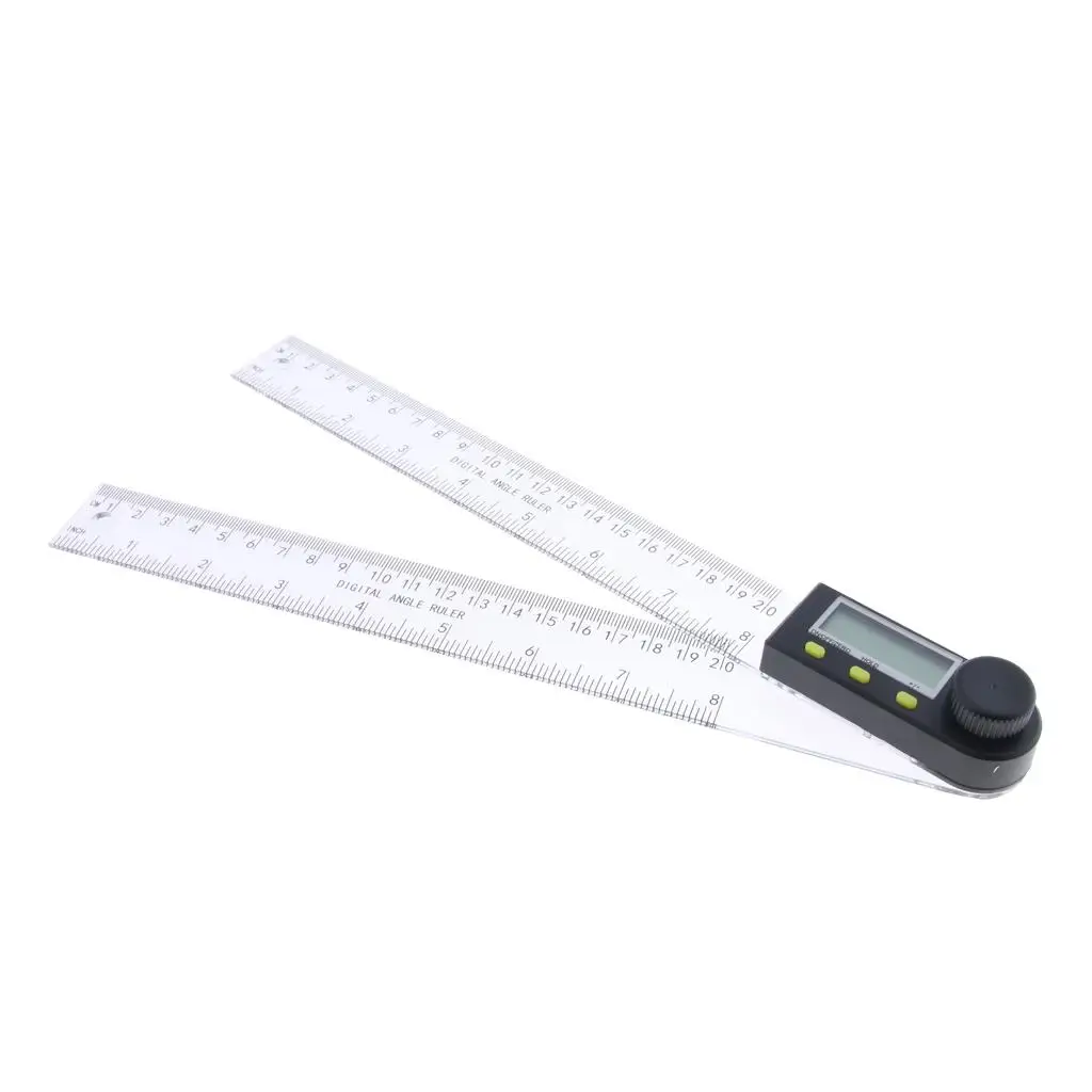 

Electronic Protractor Plastic Digital Goniometer Metric Inch Measuring Tool Gauge for Carpentry Engineering