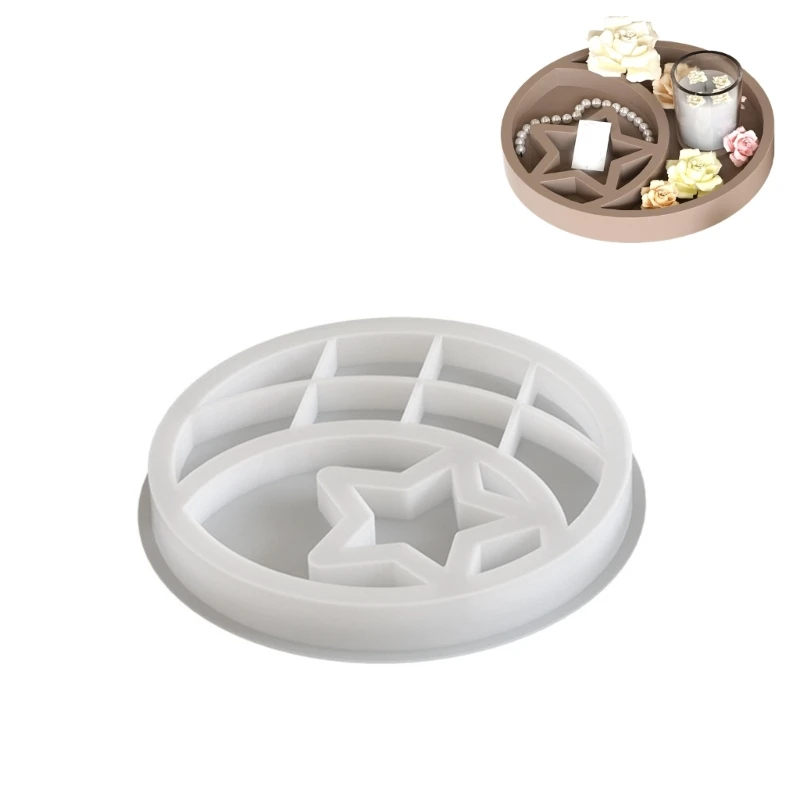

Multipurpose Silicone Mould for Round Tray and Home Decoration Creation