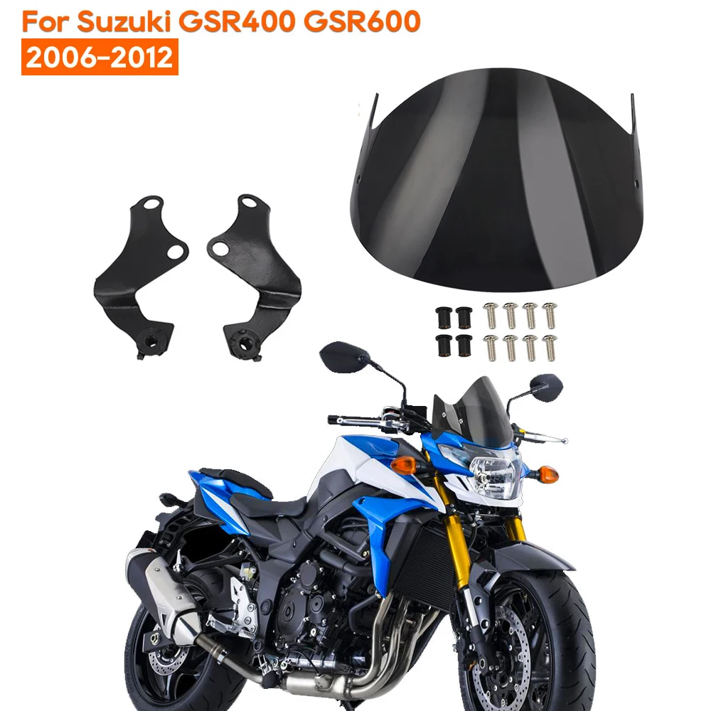 

Для Suzuki BK400 BK600 GSR400 GSR600 GSR BK 400 600 2006-2012 2007 лобовое стекло для мотоцикла