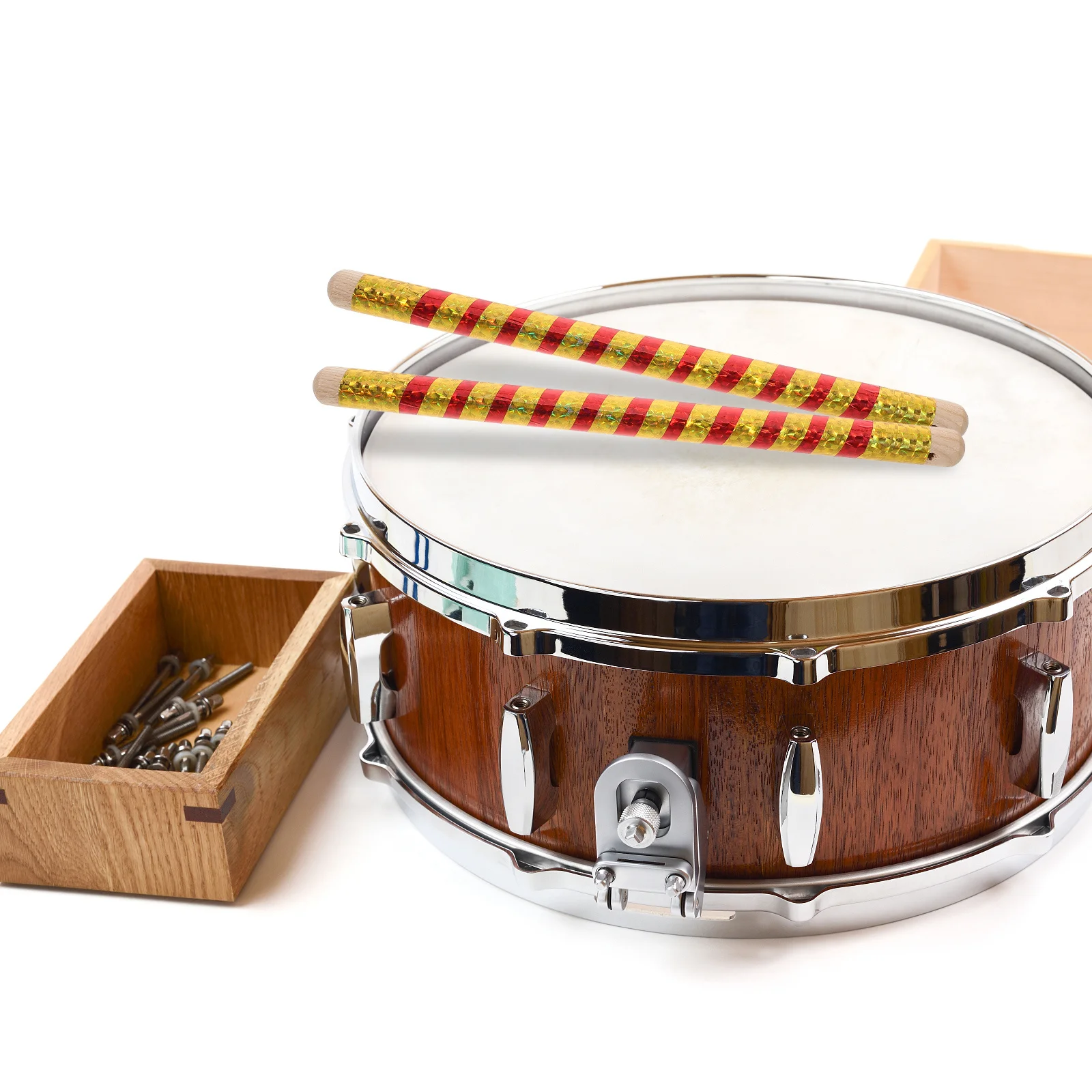 

2Pcs Wooden Dandiya Sticks Drumsticks Colorful Finish Stable Striking for Kids Adults Versatile Drumming Activities