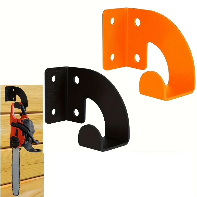 Heavy-Duty Tool Shelf Wall-Mounted Space-Saving Garage & Garden Organizer Floating Shelf for Lawn Mowers,Trimmers,Hedge Clippers