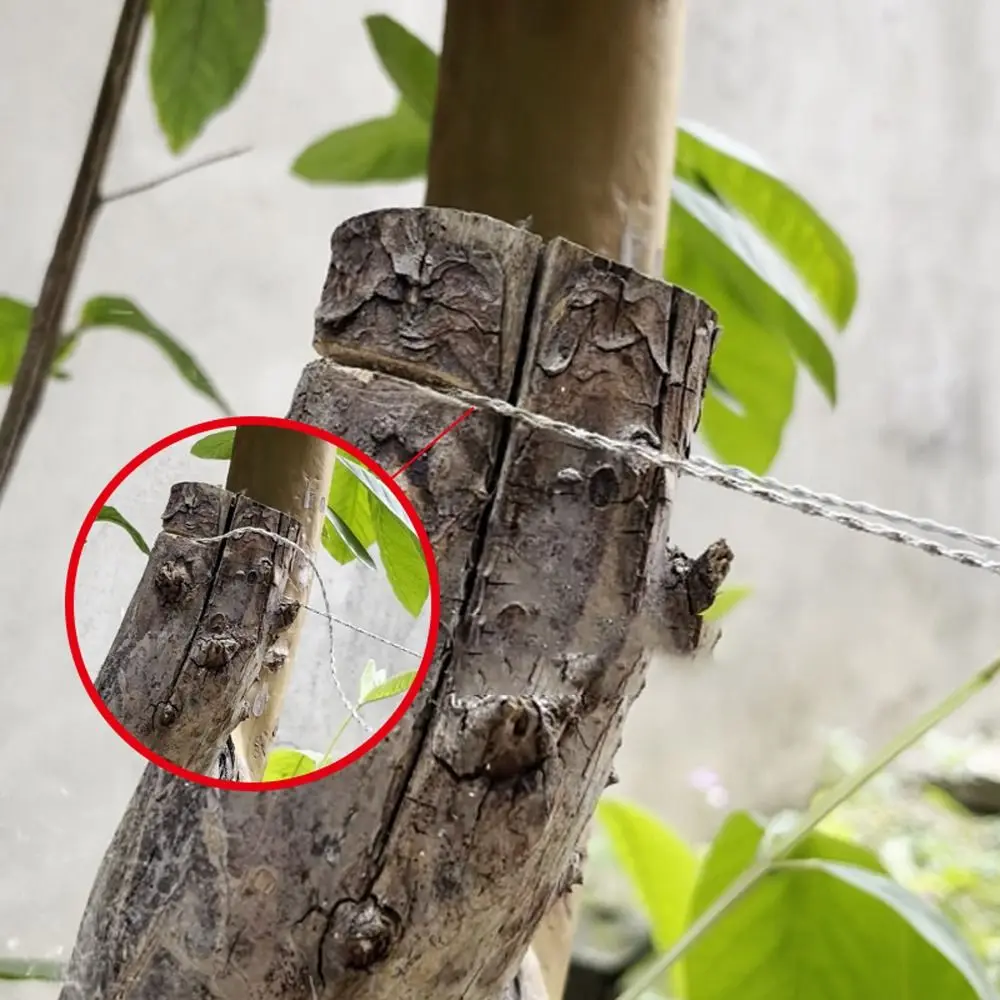 ステンレス鋼サバイバルロープソー 4 ストランドスパイラル巻ステンレス鋼ワイヤーソー簡単なこぎり耐摩耗性旅行キャンプ