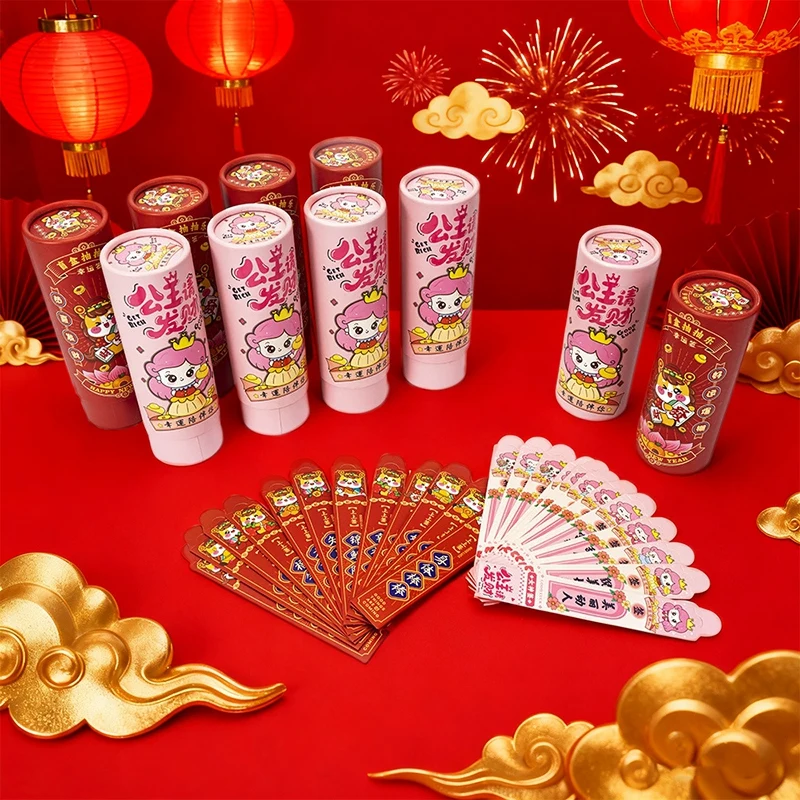 

New Year 2026 Creative Red Envelope Red Pockets Draw Lots Chinese New Year Red Envelope Agenda 2026 Party Gifts