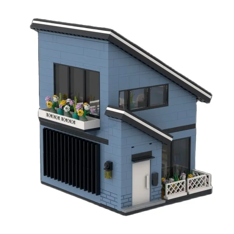 Architettura della città Villa Cottage modello Building Blocks amici compatibili case moderne casa modulare villaggio costruzione giocattoli