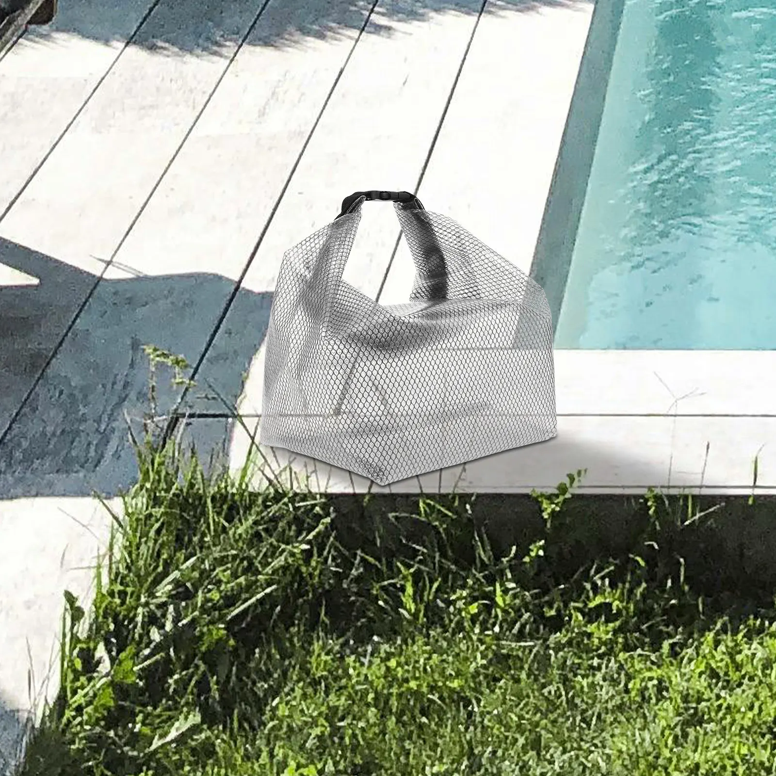 Waterproof Swim Bag for Swimmers Gym Travel Wet Clothes Toiletries Storage Wash Bag Transparent Breathable Mesh Travel Essential