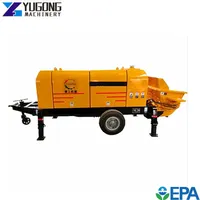 China Fast Delivery Small Concrete Pump Machine Customized Concrete Mixer 10m3/h Cement Pumping Mortar Spraying Machinery for US