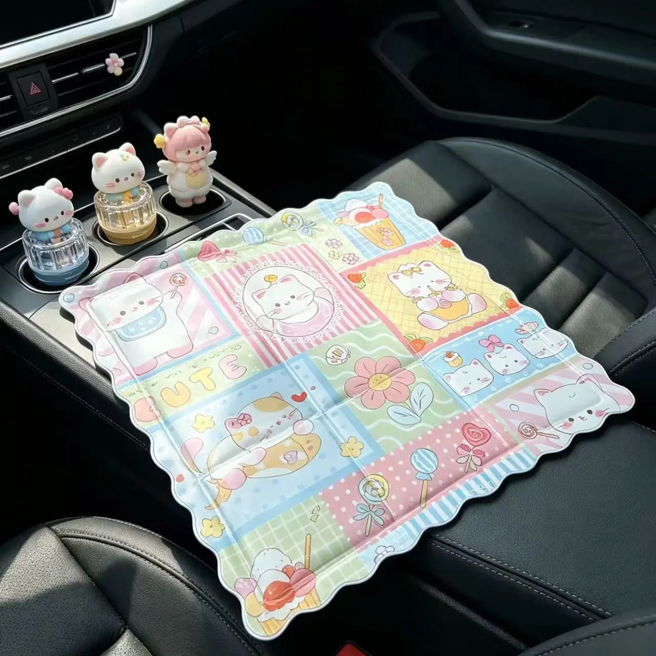 Ice pad summer cold cooling seat cushion car cushion cartoon office dormitory heat dissipation cool pad waterproof butt pad view 4