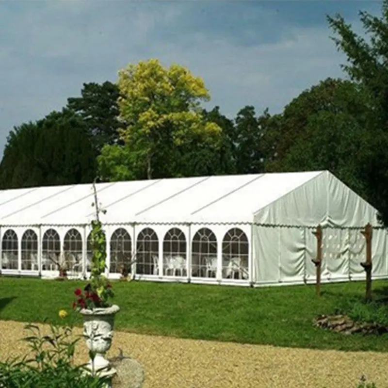 Newest Promotional Outdoor Marquee Ceremony Trade Show Tents Aluminum Frame PVC Fabric for Event Wedding Party Sports Exhibition