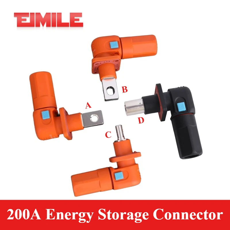 

120A 200A одноядерный разъем для хранения энергии, сильноточный сквозной настенный терминал, новая энергетическая литиевая батарея Connecto, водонепроницаемый