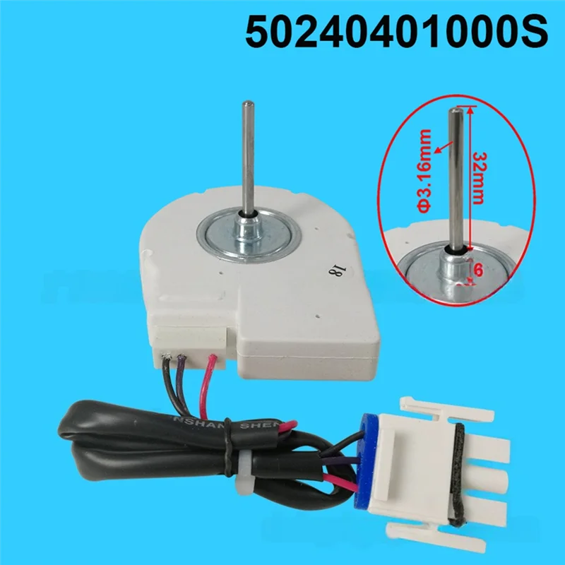 

ZWF-02-4 50240401000S двигатель вентилятора холодильника для Midea Ronshen Hisense Meiling запасные части DC12V 4W 2350RPM-Y48A