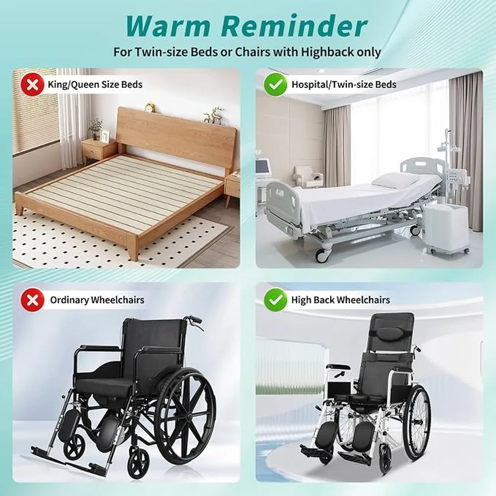 Pressure Sore Prevention Head Positioner Pillow Bedridden Head Support Anti Side Pillow