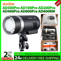 。Godox AD300Pro Outdoor Flash Light AD100Pro AD200Pro AD400Pro AD600Pro AD600BM  High Speed TTL For Canon Nikon DSLR Photography