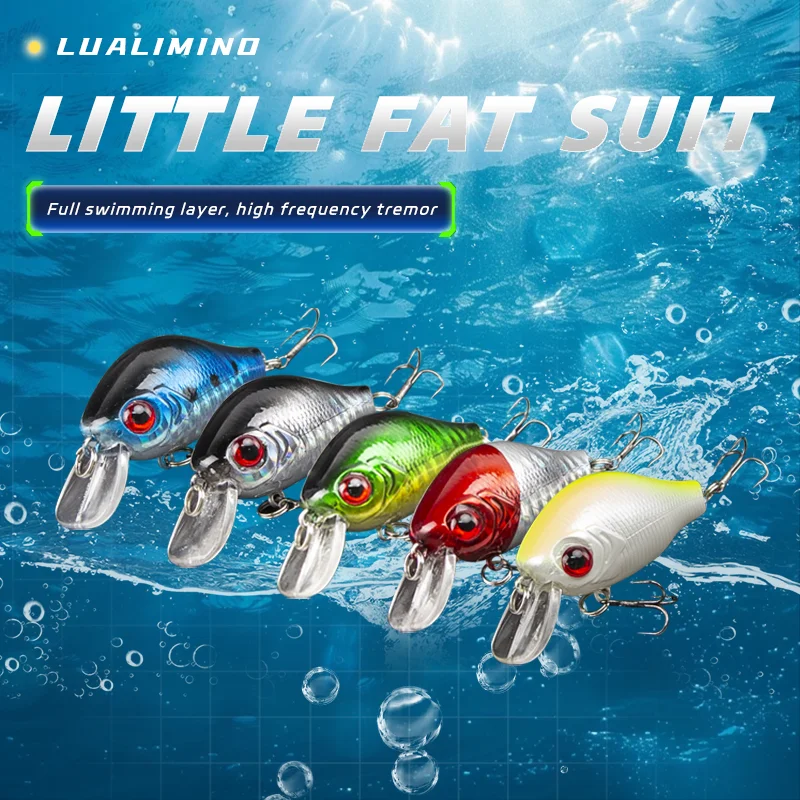 Crankbait twarda przynęta 5szt 5.5cm 7.8g Jerkbait Tackle Sztuczne przynęty Ryby Biomimetyczna przynęta Outdoor Fishing Gear Wobbler Crank Bait