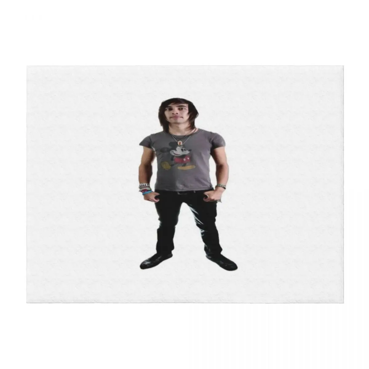 

Vic Fuentes Throw Blanket for babies halloween Furry Polar Blankets