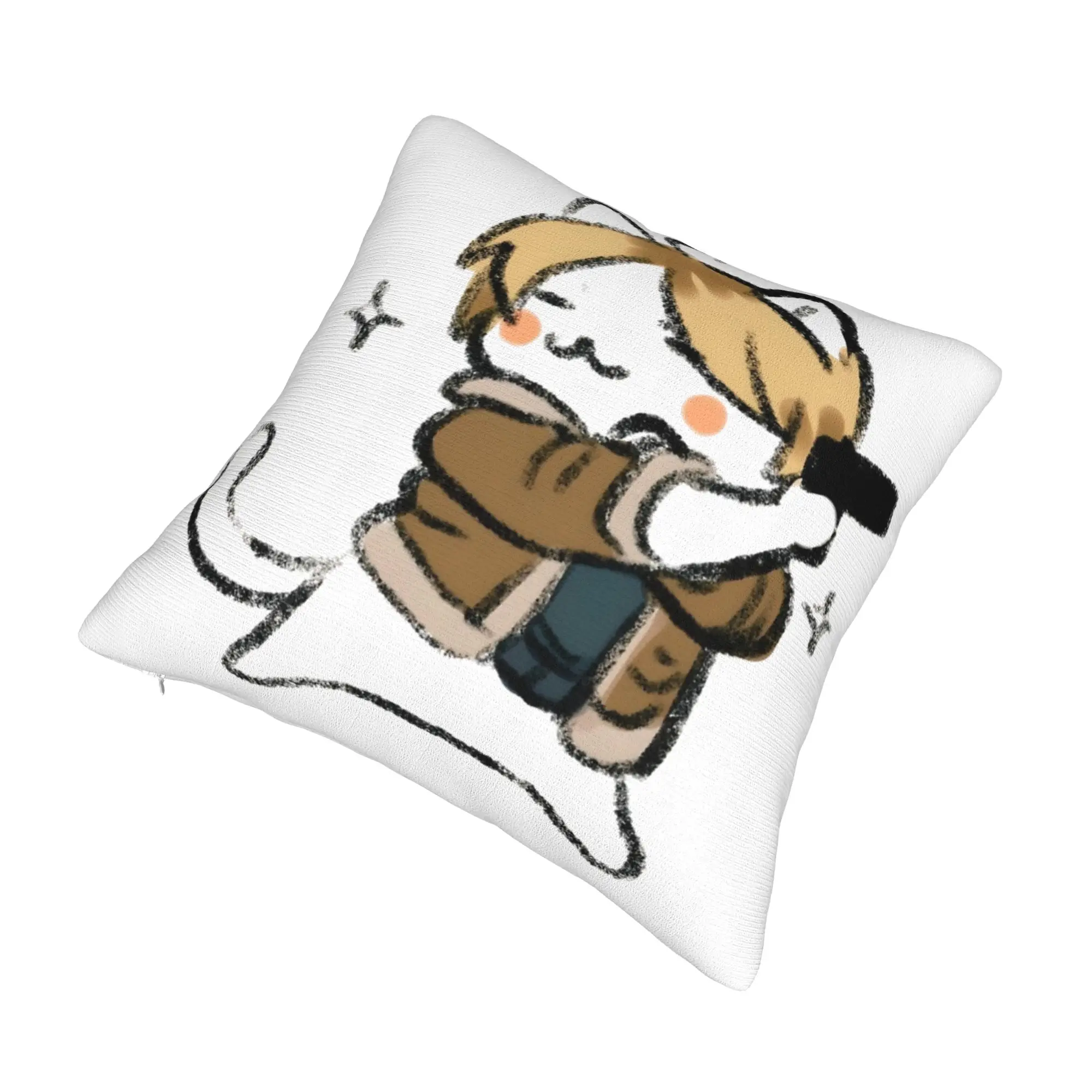 Leon S. Kennedy Pillowcase Printed Polyester Cushion Cover Gift  Pillow Case Cover Home Zippered 18
