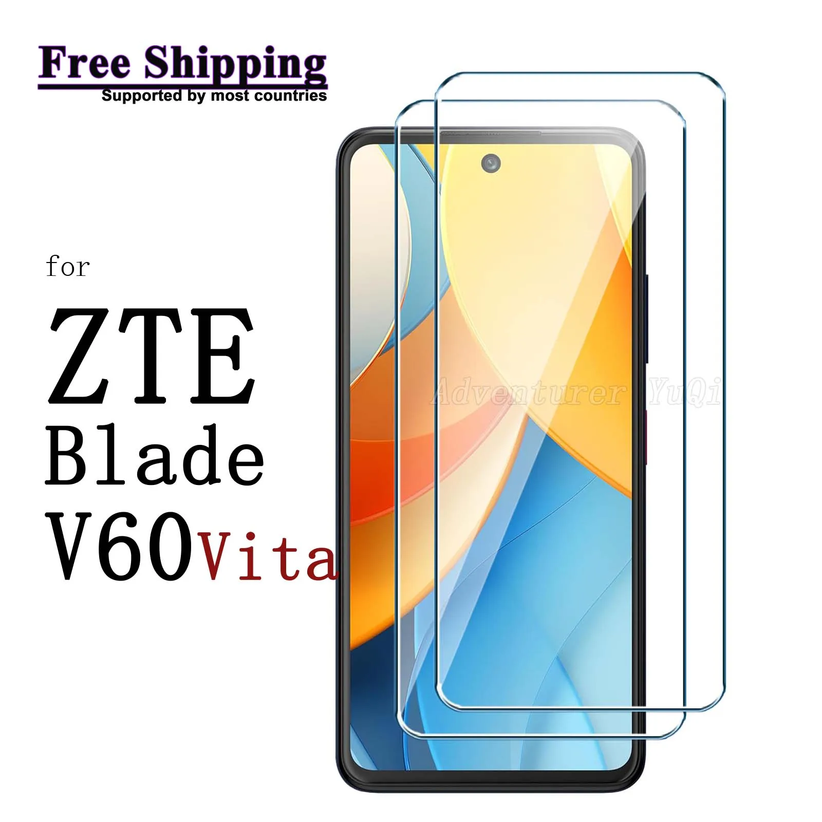 

Screen Protector For ZTE Blade V60 Vita 6.6 inch, Tempered Glass HD Crystal 9H High Aluminum Transparent Case Friendly