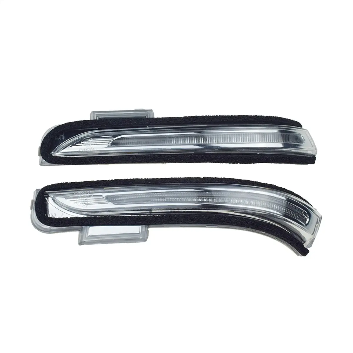 #37U (Black&Transparent)1Pair Rearview Mirror Turn Signal Lamp for Hyundai Creta Ix25 15-19,Automotive Parts & Accessories
