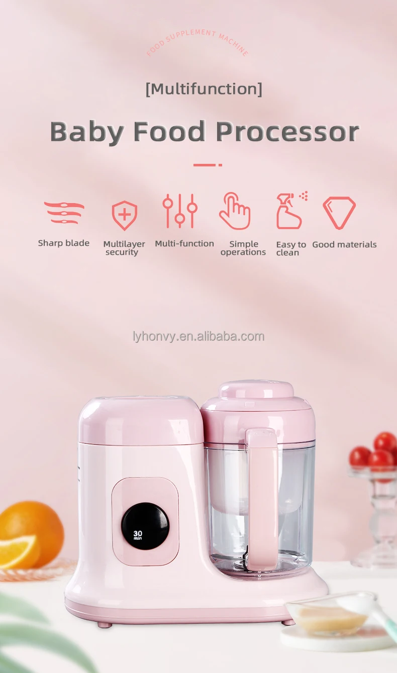 baby food cooking baby food machines Baby Food Processor with steamer Blender multifunctional Fruit Puree Making Machine