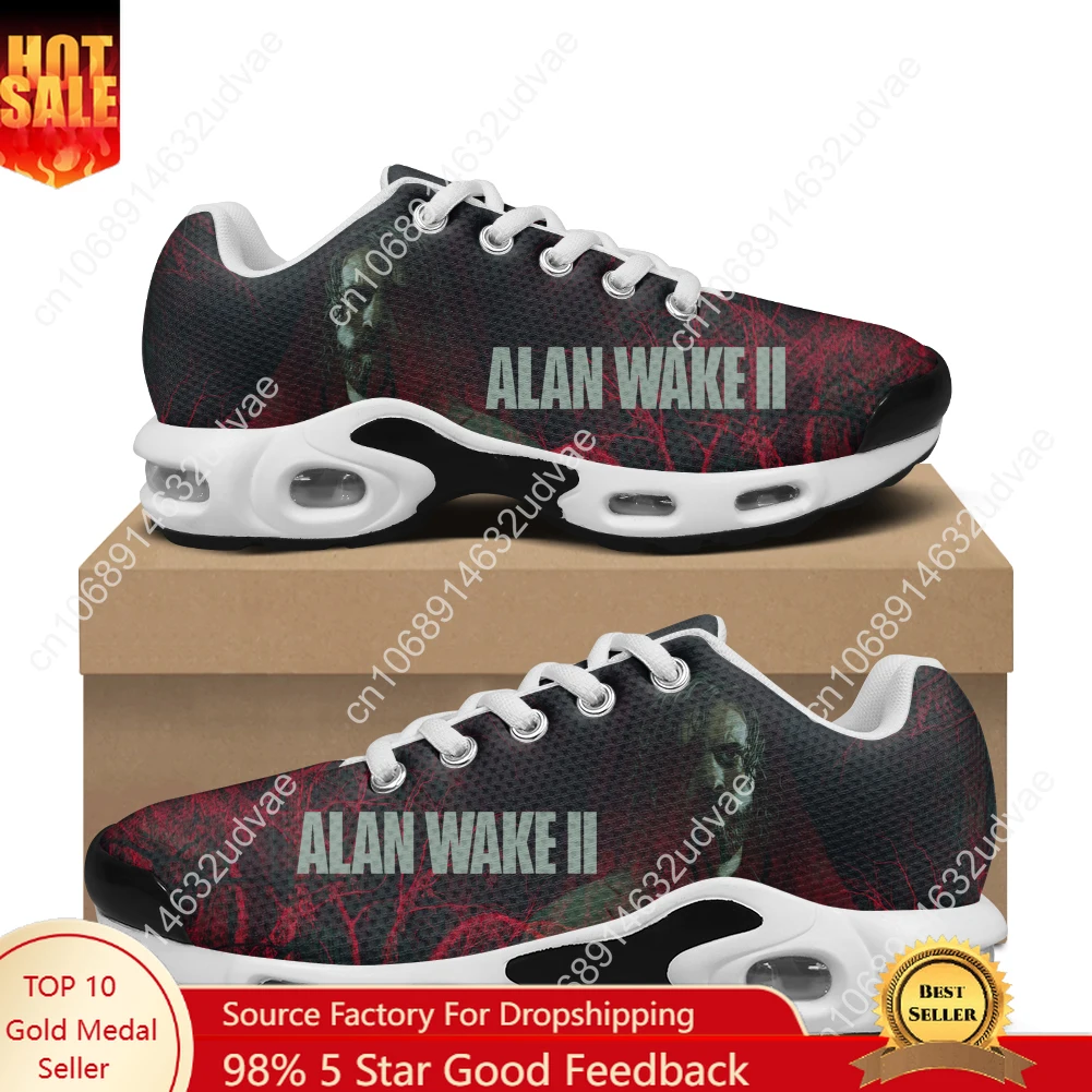 

Alan Wake 2 Air Cushion Sneakers Mens Womens Teenager Lightweight Sports shoes High Quality Custom Leisure Mesh Sneaker