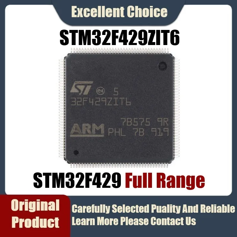 1-5Pcs/Lot Original Genuine STM32F429ZIT6 32F429ZIT6 Package LQFP-144 180MHz 2048KB Microcontroller MCU