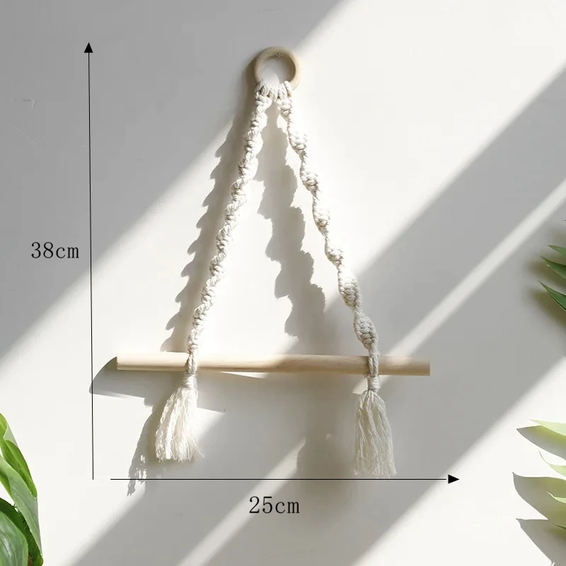 Macrame Paper Towel Holder Macrame Wall Hanging Kitchen Bathroom Boho Home Decor Toilet Paper Storage Bathroom Accessories Gift